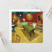 『夜のカフェ』- ヴィンセント・ヴァン・ゴッホの絵画アート カード (正面/裏面インサイチュ)