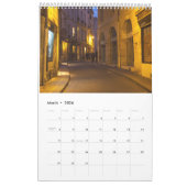 夜のカレンダーのパリ カレンダー (3月 2026)