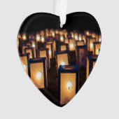 夜のクリスマスの指導者 オーナメント (正面)