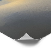 夜のクリスマスビレッジ | AIアートポスター ポスター (角)