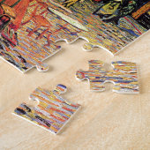 夜のゴッホのカフェ台地 ジグソーパズル (側面)