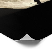 夜のゴルフ ポスター (角)