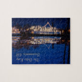 夜のサクラメント、カリフォルニア-デルタ王 ジグソーパズル (横)