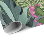 夜のサボテンの庭 ラッピングペーパー (ロールコーナー)