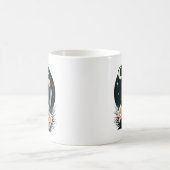 夜のサボテンの花 コーヒーマグカップ (中央)