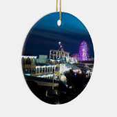 夜のサンタモニカ セラミックオーナメント (右)