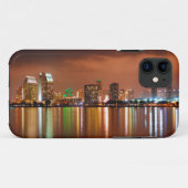 夜のサンディエゴ-カリフォルニア Case-Mate iPhoneケース (裏面(横))