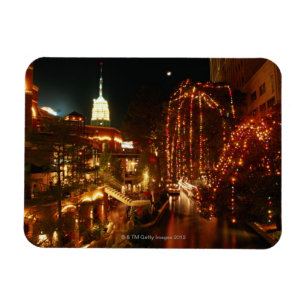 夜のサン・アントニオRiverwalk マグネット