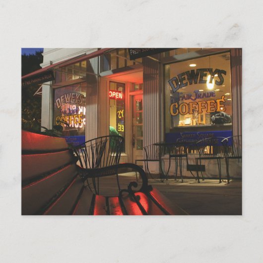 夜のシェーカー・スクエア - 2 ポストカード (正面)