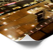 夜のシカゴの有名なランドマーク ポスター (コーナー)