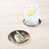 夜のシカゴの有名な陸標 コースター (側面)