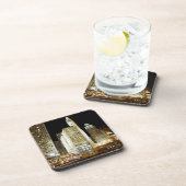 夜のシカゴの有名な陸標 コースター (右側)