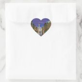 夜のシカゴ・イリノイ ハートシール (バッグ)