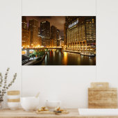 夜のシカゴ ポスター (キッチン)