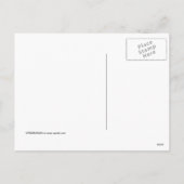 夜のシカゴ、メリークリスマス! シーズンポストカード (裏面)