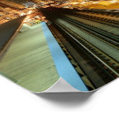 夜のシカゴL駅 ポスター (角)