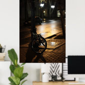 夜のシティ通り ポスター (ホームオフィス)