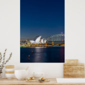 夜のシドニー・オペラ ポスター (キッチン)
