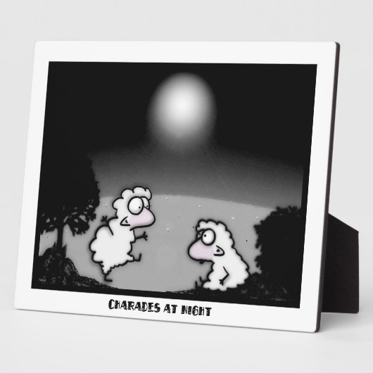 夜のシャラード フォトプラーク (側面)