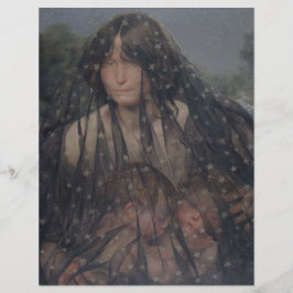 夜のスクラップブックの寓話紙