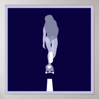 夜のスケート ポスター