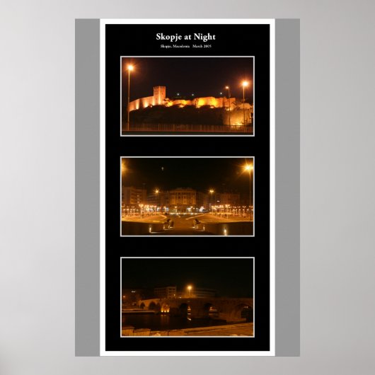 夜のスコピエ ポスター (正面)
