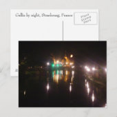 夜のストラスブール ポストカード (正面/裏面)