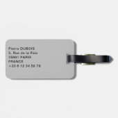 夜のスパンのパルマ・デ・マヨルカ大聖堂 ラゲッジタグ (裏面横)