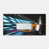 夜のスピード | デスクマット (キーボード&マウス)