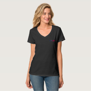 夜のスピード 女性のVネック Tシャツ