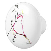 夜のダンサー セラミックノブ (右)