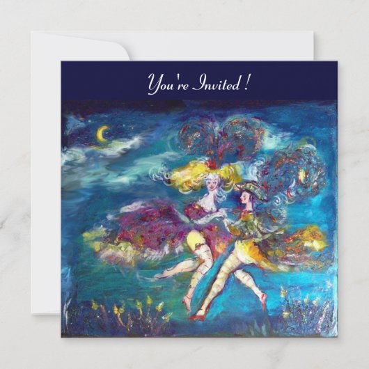 夜のダンスと音楽 招待状 (正面)