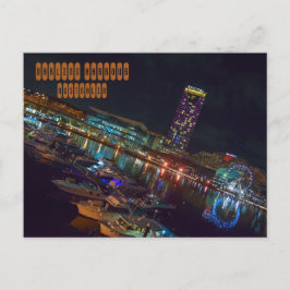 夜のダーリングハーバー ポストカード