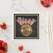 夜のディスコ遠くに スタンダードカクテルナプキン (インサイチュ)