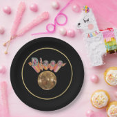 夜のディスコ遠くに ペーパープレート (パーティー)