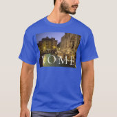 夜のトレヴィの泉 | ローマ, ラツィオ州, イタリア Tシャツ (正面)