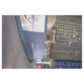 夜のドバイの建築 ファブリック (ファットクウォーター)