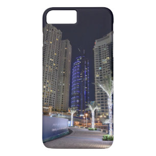 夜のドバイの建築 iPhone 8 PLUS/7 PLUSケース