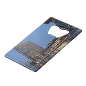 夜のドバイ建築 クレジットカード栓抜き (正面アングル)