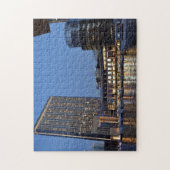 夜のドバイ建築 ジグソーパズル (縦)