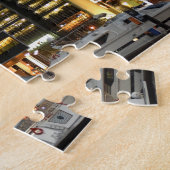 夜のドバイ建築 ジグソーパズル (側面)