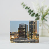 夜のドバイ建築 ポストカード (スタンド正面)