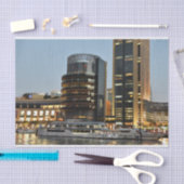 夜のドバイ建築 薄葉紙 (クラフト)