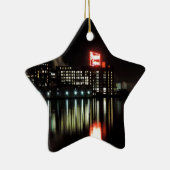 夜のドミノの砂糖ボルティモア セラミックオーナメント (右)