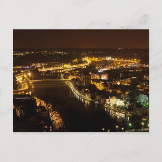 夜のナミュール ポストカード