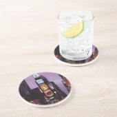 夜のニューヨーク・タイムズ・スクエアのトラフィック コースター (側面)