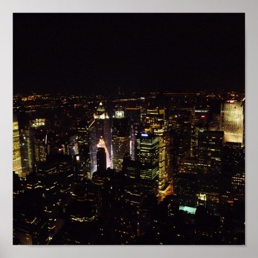 夜のニューヨーク ポスター (正面)