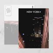夜のニューヨーク ポストカード (正面/裏面)