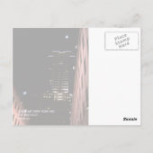 夜のニューヨーク ポストカード (裏面)