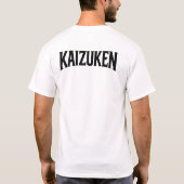 夜のハイエナ Kaizuken Tシャツ (裏面)
